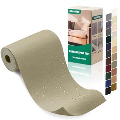 Canvas Waterproofing Repair Tape 4×70 Khaki Self Adhesive Fabric Restoration
