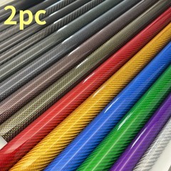 3K color carbon fiber tube OD6/8/10/15/20/25/30/35/40/45/50MM length 500mm 2pc