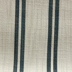 PERENNIALS INDOOR OUTDOOR FABRIC PERFORMANCE RACING STRIPE CERULEAN BY THE YARD