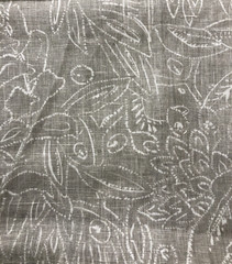 Two Piece Fabric Bundle – Simple Grey Patterns and Linen