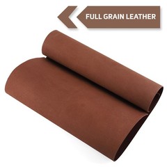 12×24 Inch 2.0mm Chestnut Tooling Leather Square Sheets For Craft Cowhide Pieces
