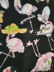 Cotton fabric 3 pieces, Panel Flams Loralie Harris for Loralie Designs: