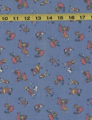 1 YD +4FQ Vintage 1930’s Reproduction Piece O Cake StoryBook Playtime Windham