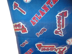 ! NEW LICENSED MLB ATLANTA BRAVES FABRIC BY 1.5 YARDS 60″ WIDE
