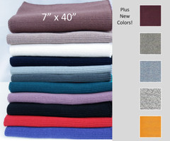 Cotton Rib Knit Trim for Waist, Collar or Cuffs (7″ x 40″)
