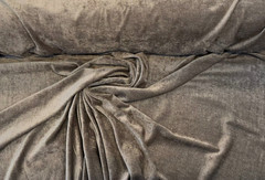 Monroe Driftwood Dark Taupe Soft Chenille Upholstery Fabric By The Yard