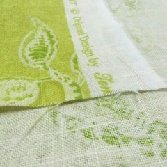 Tommy Bahama Fabric 1 yds 54″ Leilani Linen Blend Gold Tropical Green Floral