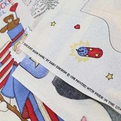 Lot 2 Daisy Kingdom Johnny Rocket Door Panel Patriotic 4th of July Flag Cut Sew