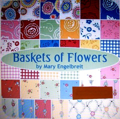 RARE 2008 MARY ENGELBREIT BASKETS FLOWERS FLORAL COTTON QUILT FABRIC CHARM PACK