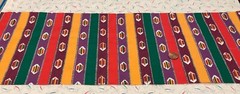 Colorful Stripes(Red Purple Yellow Green)*Cranston *100% Cotton Remnant*22″ x 8″