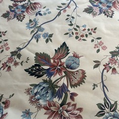 Atelier Originals Fabric Exclusive Screenprint 6+ Yds 53″ Jacobean Floral 1990
