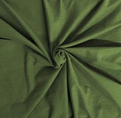 Supima Cotton Spandex French Terry Knit Fabric by The Yard Olive 11/21