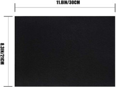 5PCS Black Self Adhesive Felt Sheets, Soft Velvet Sticky Back Felt for Jewelry B