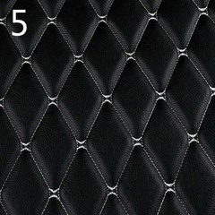 100x158cm Faux Leather Quilted PVC Fabric Car Interior Upholstery Mat