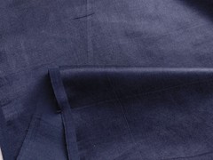 55” Wide Navy Mulberry Silk Cotton Charmeuse Fabric Cotton Silk Satin Material
