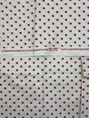 French Market Polka Dot Fabric by Paula Scaletta 8252 Blue Hill Cotton 44″ BTY