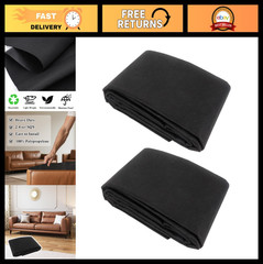 62″x114″ Black Cambric Dust Cover Fabric – Non-Woven Upholstery for Couches, Sof