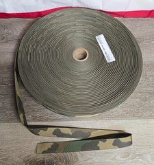 1″ Nylon M81 Woodland Webbing MIL A-A-55301 Double Sided Mil-Spec US Made