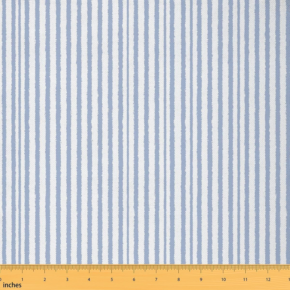 Gray Stripes Fabric by the Yard Geometric Upholstery Fabric for Chairs Modern St