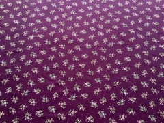 Fabric Cotton Little Pink Rose Purple Flower 44”x 43” 82