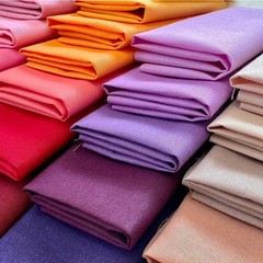 50 PCS 8×8 inches 100% Cotton Squares – Multicolor Solid Fabric Bundle for Qu…