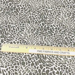 WILD ANIMAL Cheetah or Hyena looking PRINT 100% COTTON FABRIC by the yard #5