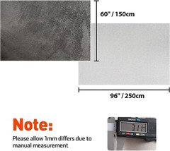 96” x 60” Dark Gray Suede Headliner Fabric for Car Roof Replacement