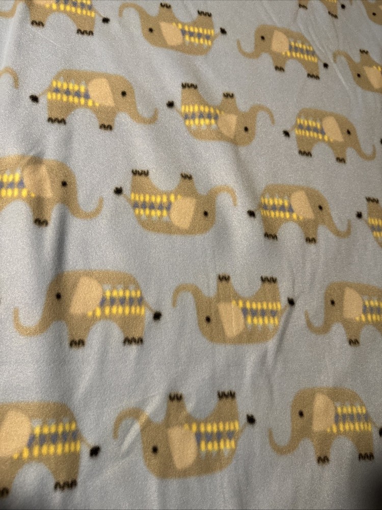 blizzard fleece fabric -By The Yard -elephant