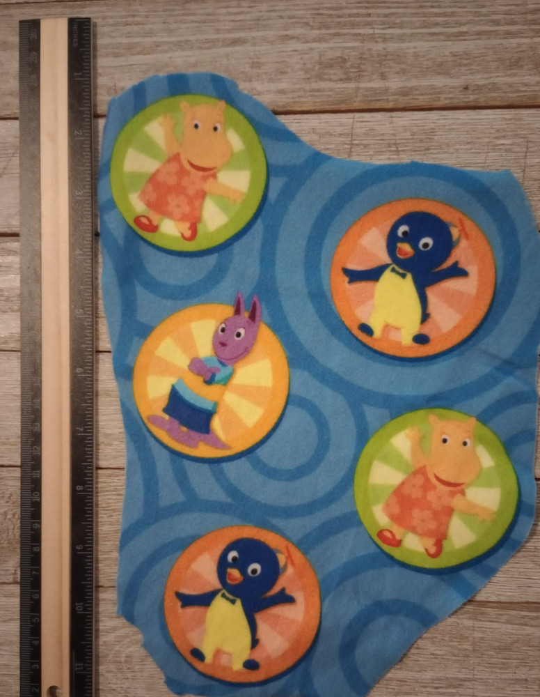 backyardigans fun fabric length polyester 5 characters 2.5 inch #1001 1pc