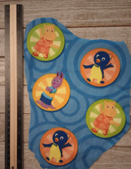 backyardigans fun fabric length polyester 5 characters 2.5 inch #1001 1pc