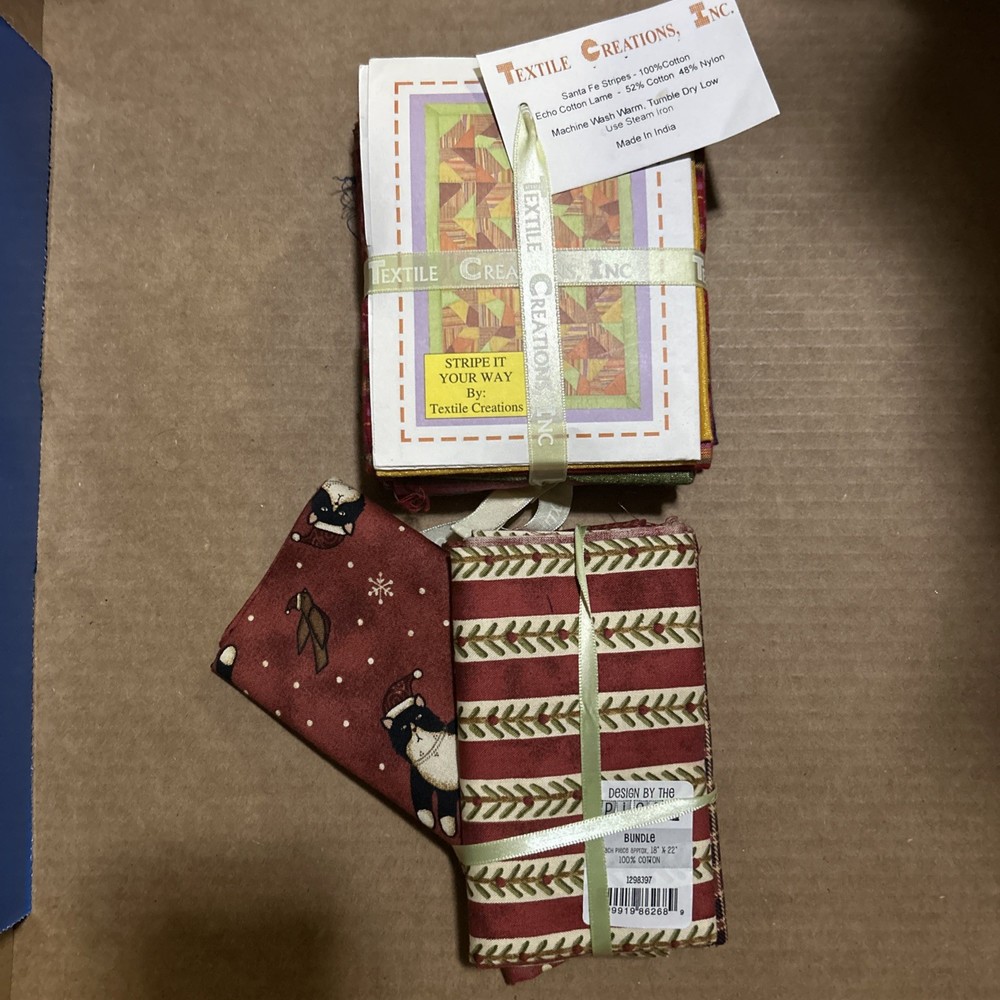Textile creations & Design by the piece Quilt Piece Bundles