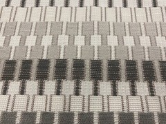 Villa Nova Geometric Jacquard Upholstery Fabric- Shiko / Carbon 5 yds V3223/03