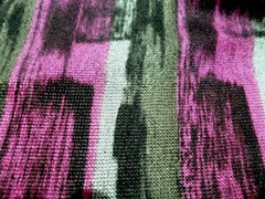 Felted Magenta, Gray, and Black Knit – Wonderful for Sweater Coats and Dusters!