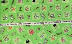 Girlfriend Purses Travel Trip Accessories Daisy Kingdom Cotton fabric 32″ inches