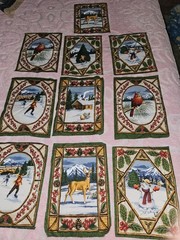 Lot Of Fabric Panels For Quilting,Pillows, Crafts Angels, Cars, Teddy Bear Etc