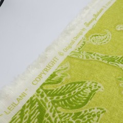 Tommy Bahama Fabric 1 yds 54″ Leilani Linen Blend Gold Tropical Green Floral