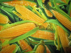 Corn Husks Cobb Snacks Food Cotton Fabric FQ