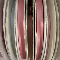 LOT Vintage Ribbon Acetate Fused Edge USA Textiles Sewing Crafting Bridal