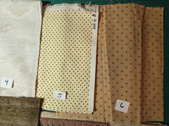 Your Choice Pieces, 1/4 Yds OR FQs Cream Tan Brown Floral cotton quilting Fabric