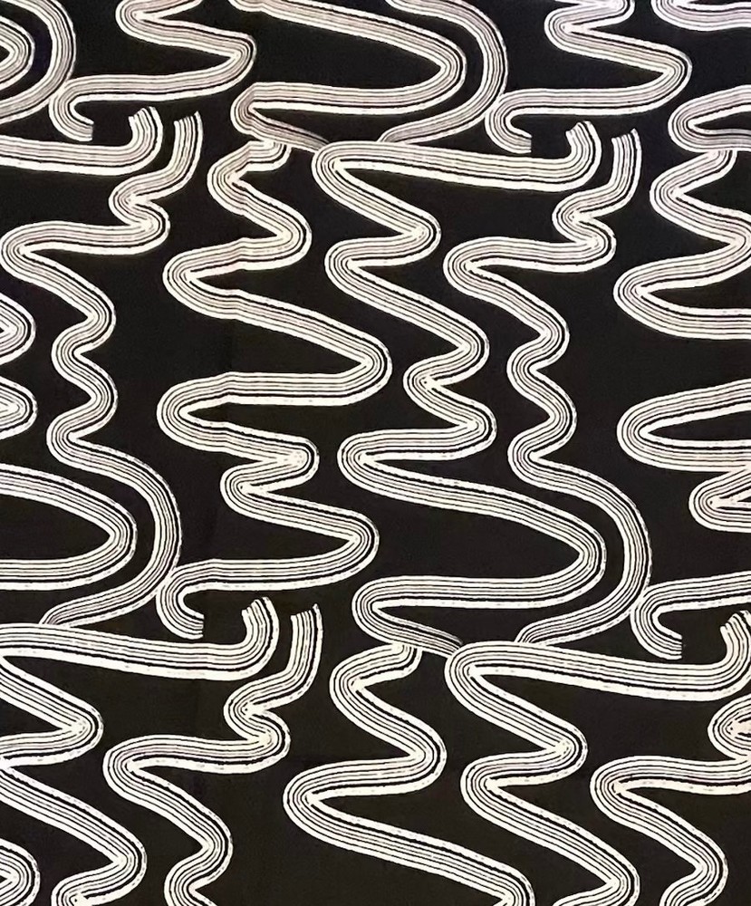 Alexander Henry “A Ghastlie String” – Black- by Half Yard