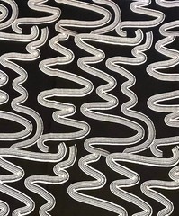 Alexander Henry “A Ghastlie String” – Black- by Half Yard