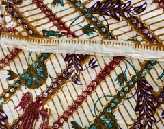NEW RARE VINTAGE 100% COTTON PRINTS (BOTH SIDES ARE THE SAME) 2Y EACH 4Y TOTAL