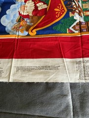 Vintage VIP Cranston Night Before Christmas 30″ x 38″ Cut N Sew Fabric Panel