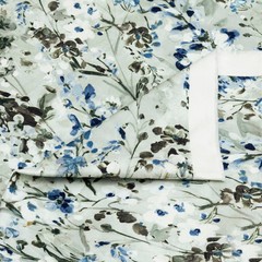 Snow Garden Printed Cotton Fabric By The Yard, Printed Cotton Fabric Upholstery