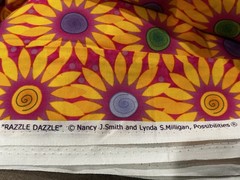 4 yards! RAZZLE DAZZLE Nancy Smith Lynda S Milligan Possibilties Avlyn FABRIC