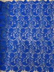 Maggie ROYAL BLUE Guipure Venice Heavy Lace Fabric by the Yard – 10019