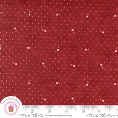 Moda RIDGEWOOD 14978 18 Cherry Red Dots MINICK & SIMPSON Quilt Fabric