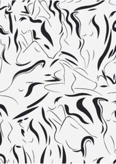 55” Wide Classic Black White Viscose Fabric Soft Rayon Material For Dress Shirt
