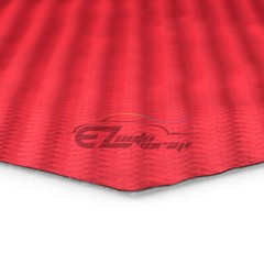 Red Carbon Fiber Fabric Cloth Marine Vinyl 54″ Wide Plain Weave Upholstery