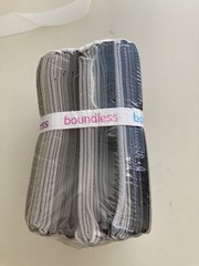 Boundless Grey/Black Fat Quarter Quilting Fabric, 15 pcs